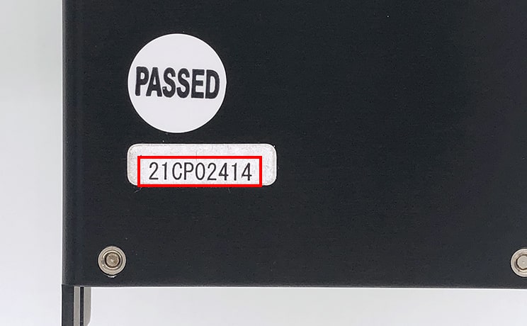 製造番号シールで表記「21CP02414」